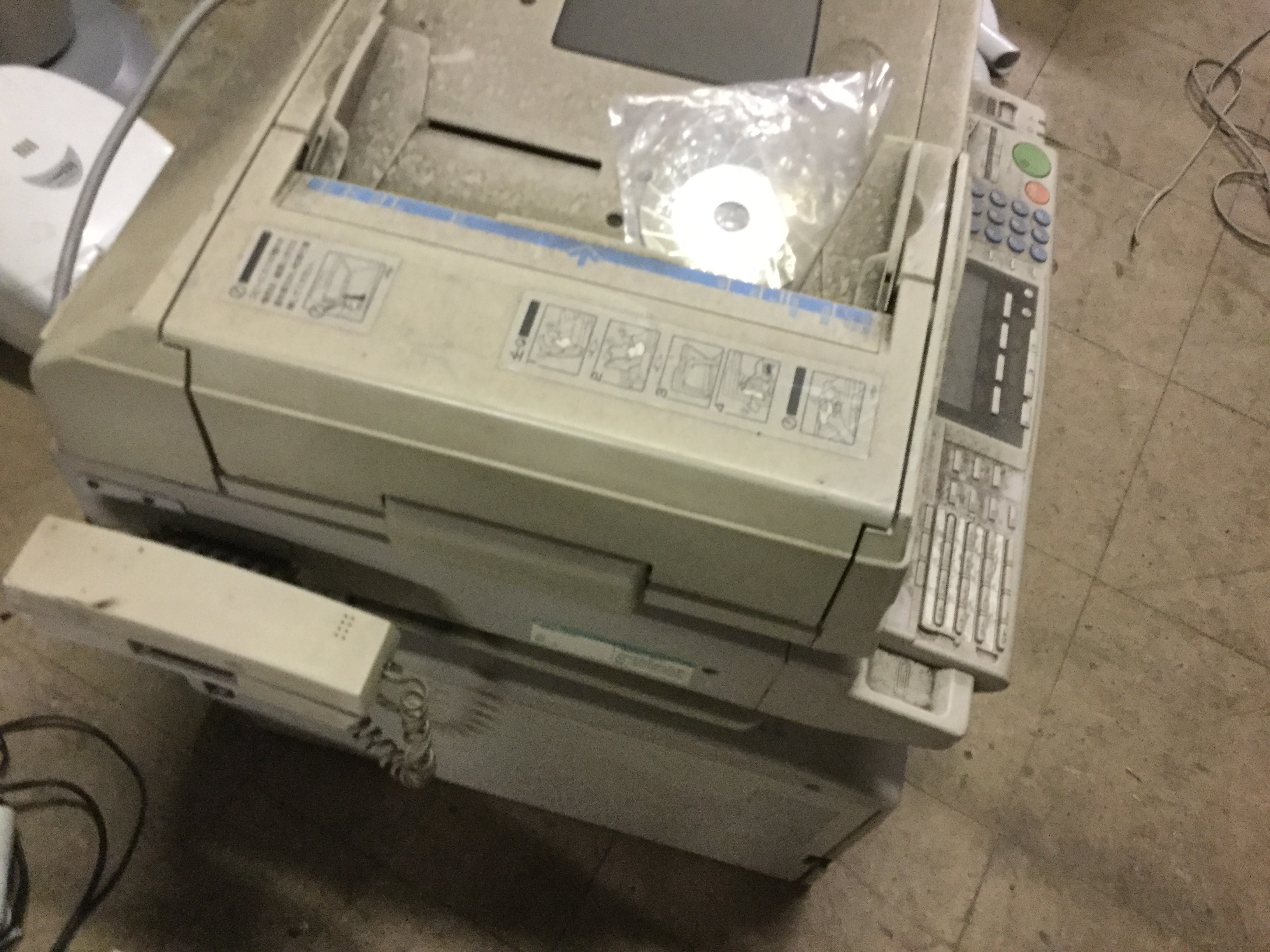 倉敷市水島で回収したコピー機