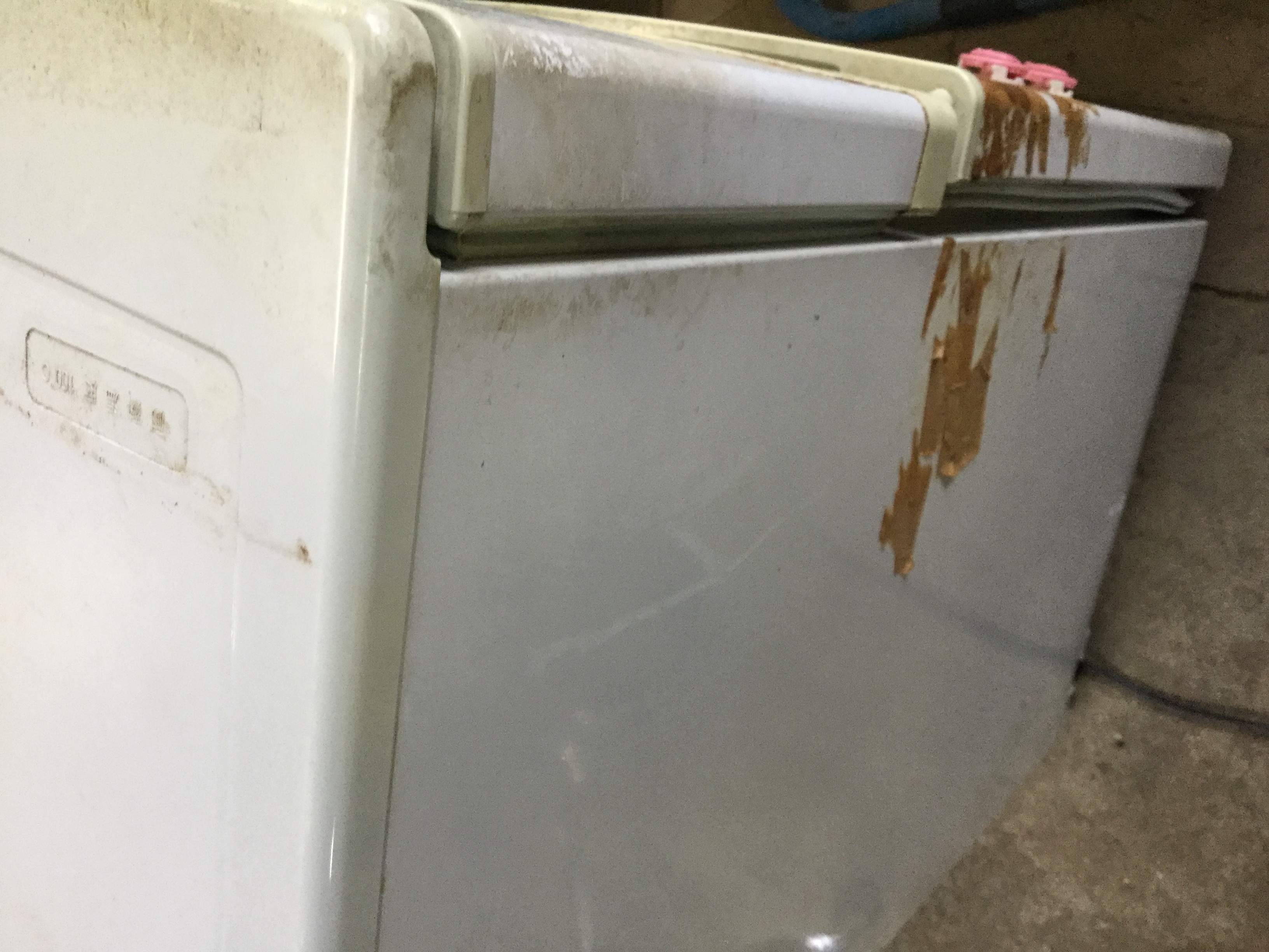 倉敷市老松での不用品回収した冷蔵庫