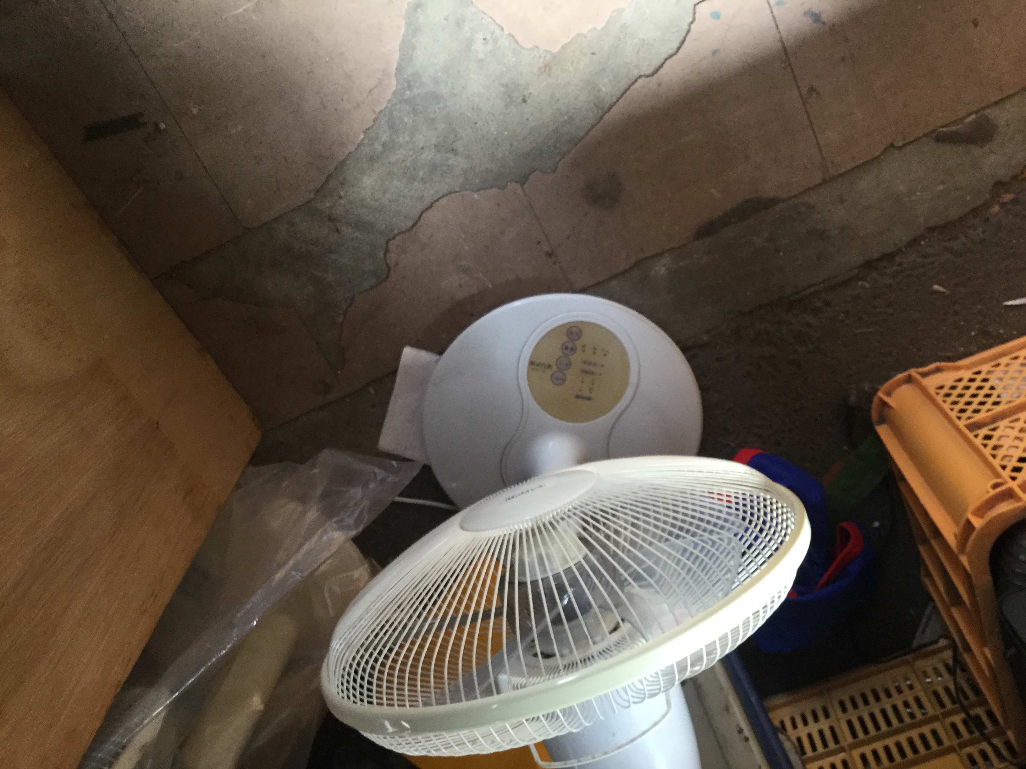 倉敷市茶屋町での不用品回収、粗大ゴミの片付け回収した扇風機