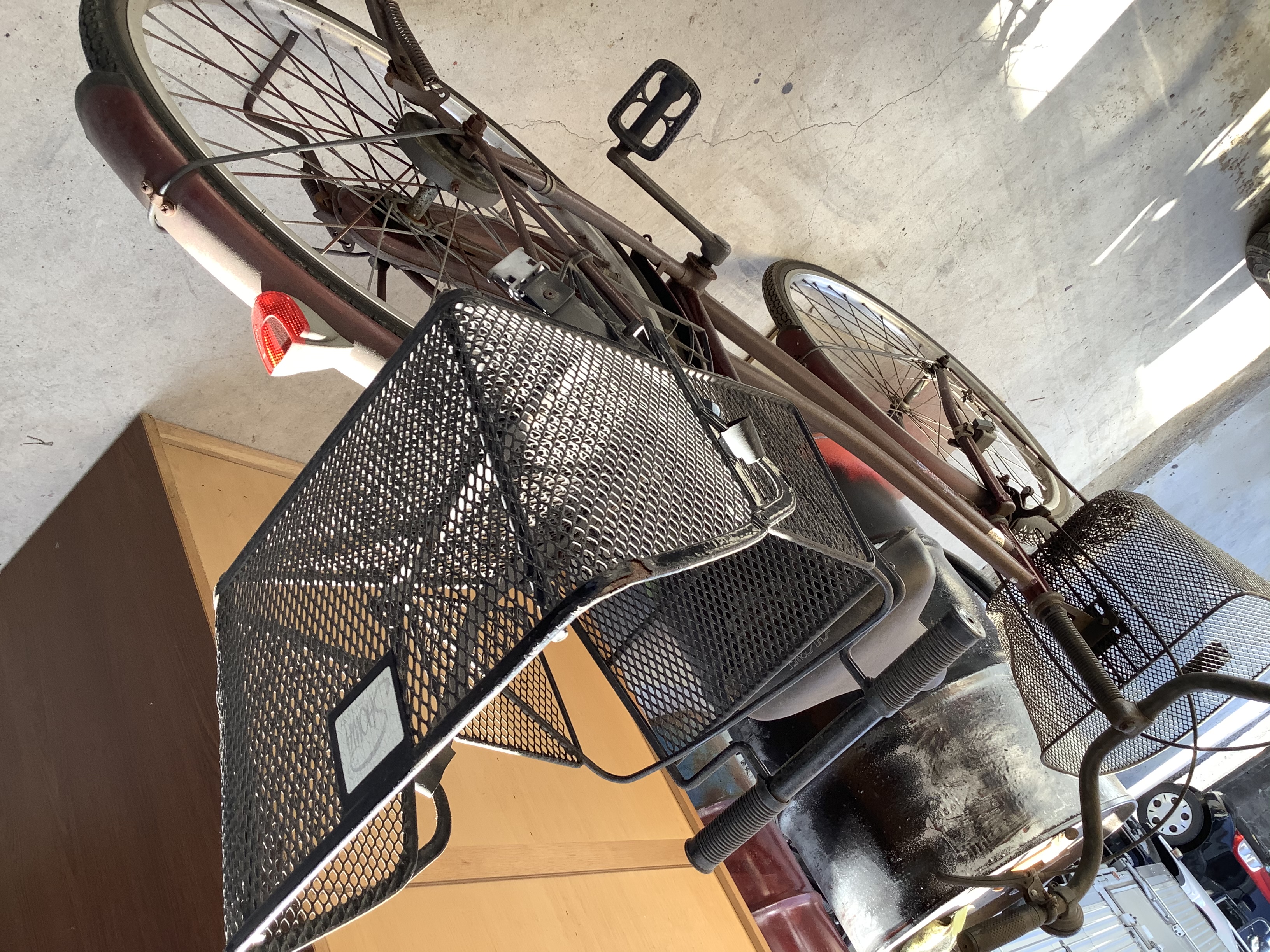 倉敷市内で回収した自転車