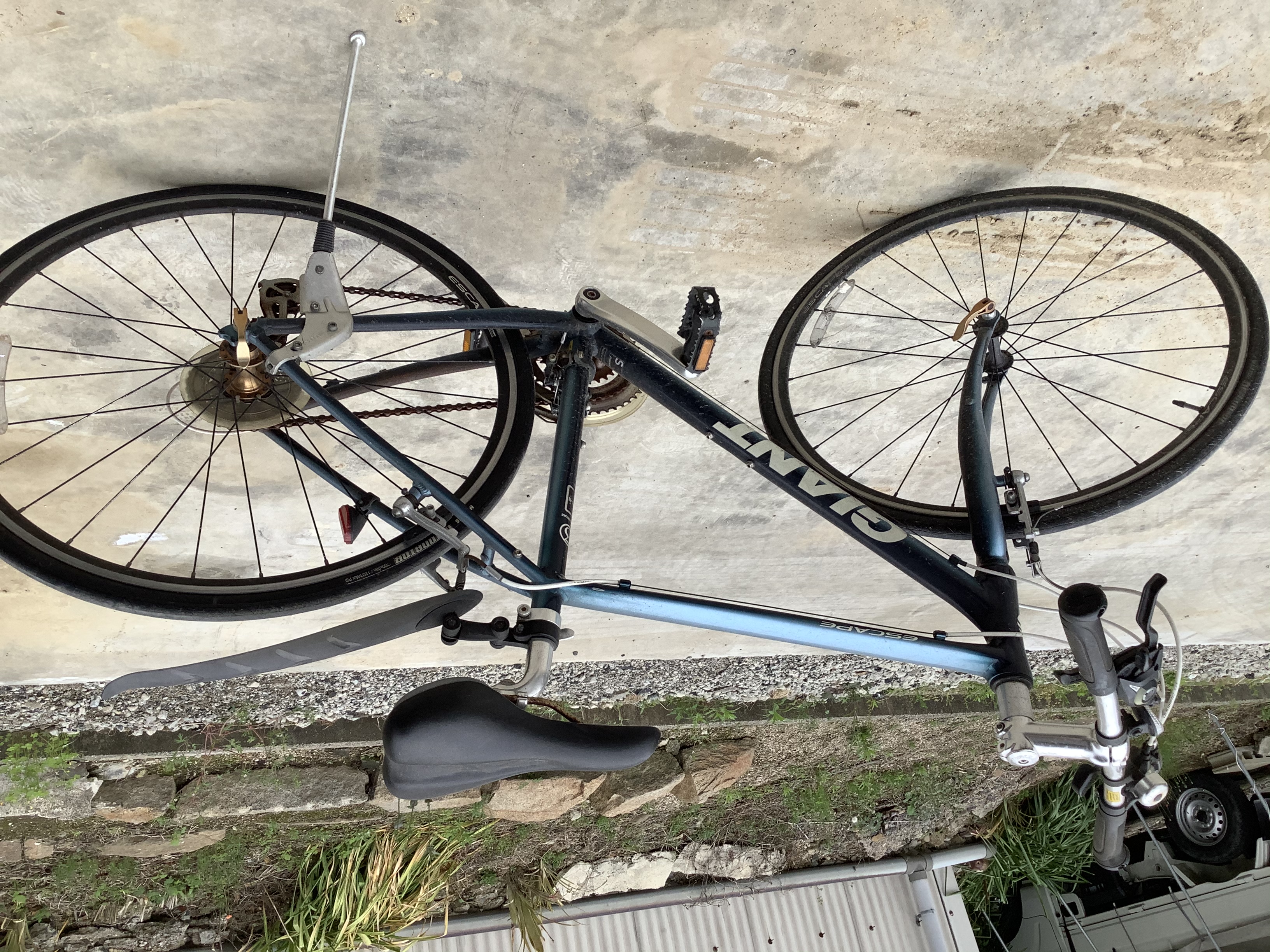 倉敷市内で回収した自転車