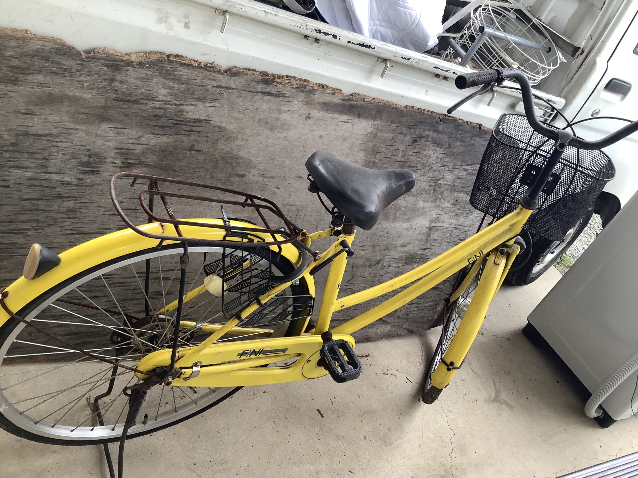 倉敷市連島で回収した自転車