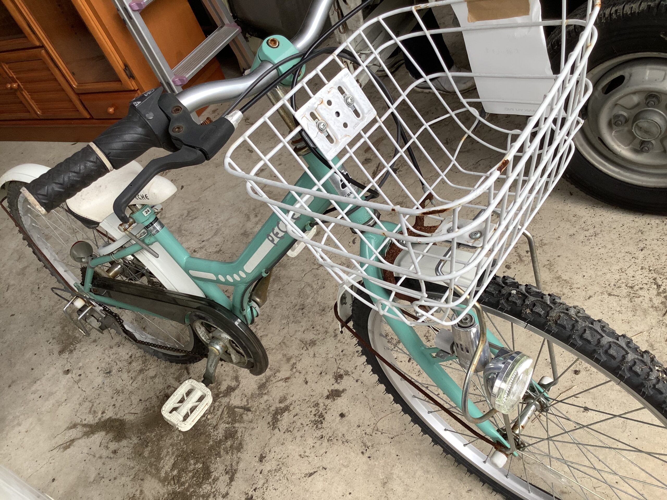 倉敷市水島で回収した自転車