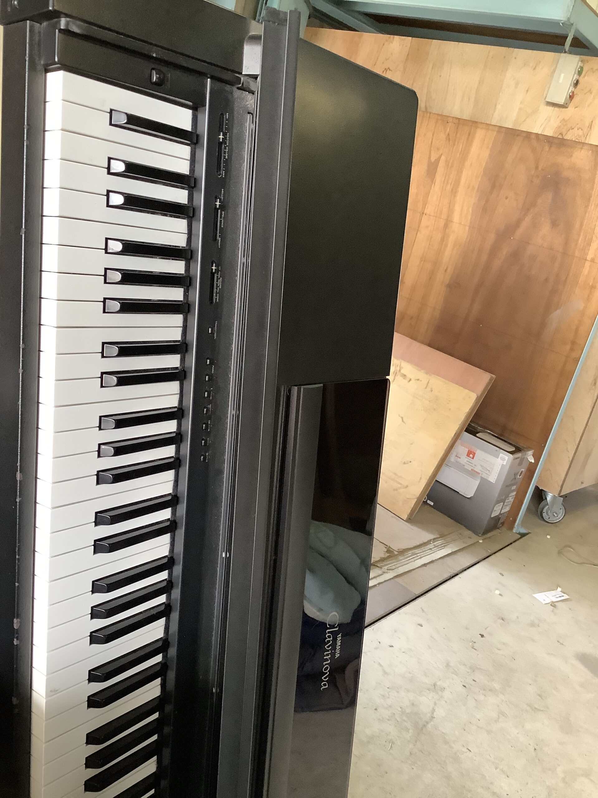 倉敷市福島で回収した電子ピアノ