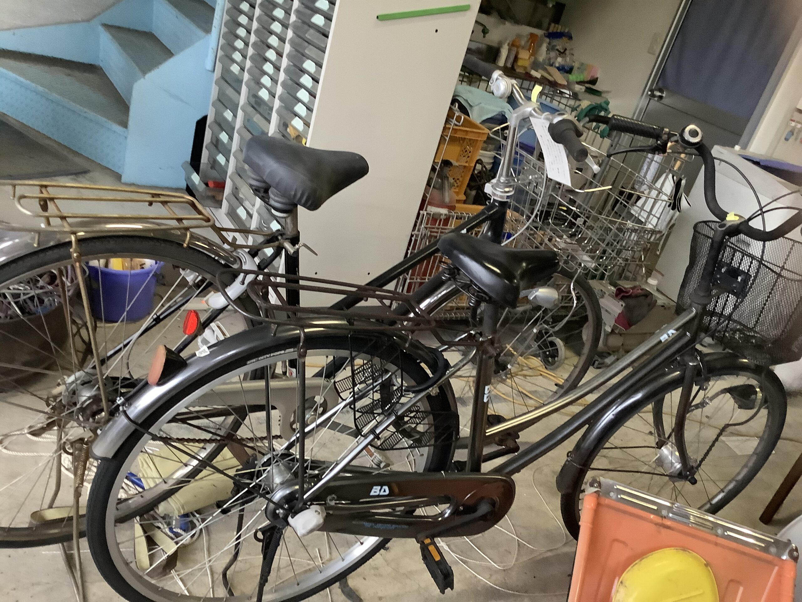 倉敷市大島で回収した自転車