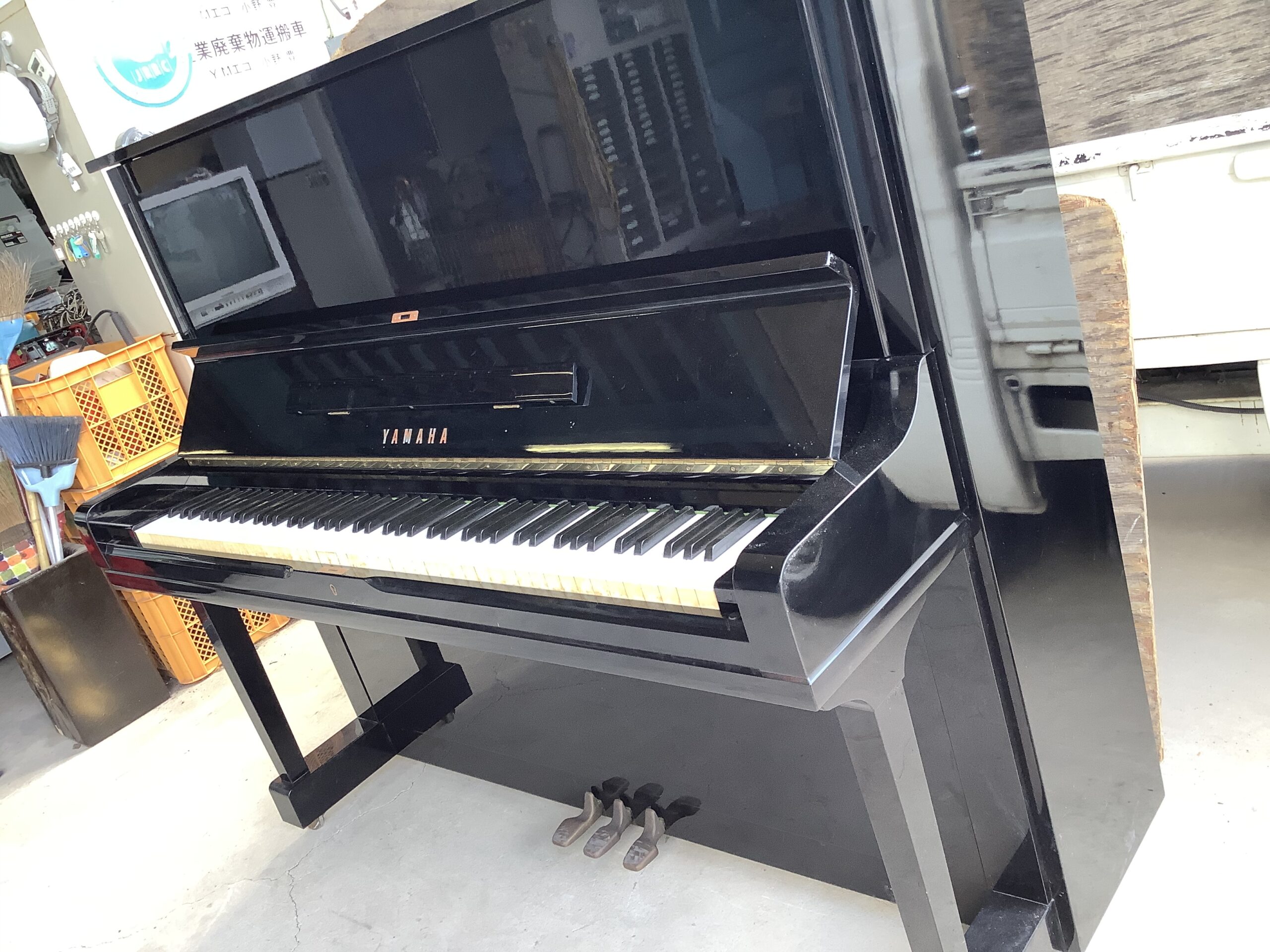 倉敷市福島で回収したピアノ