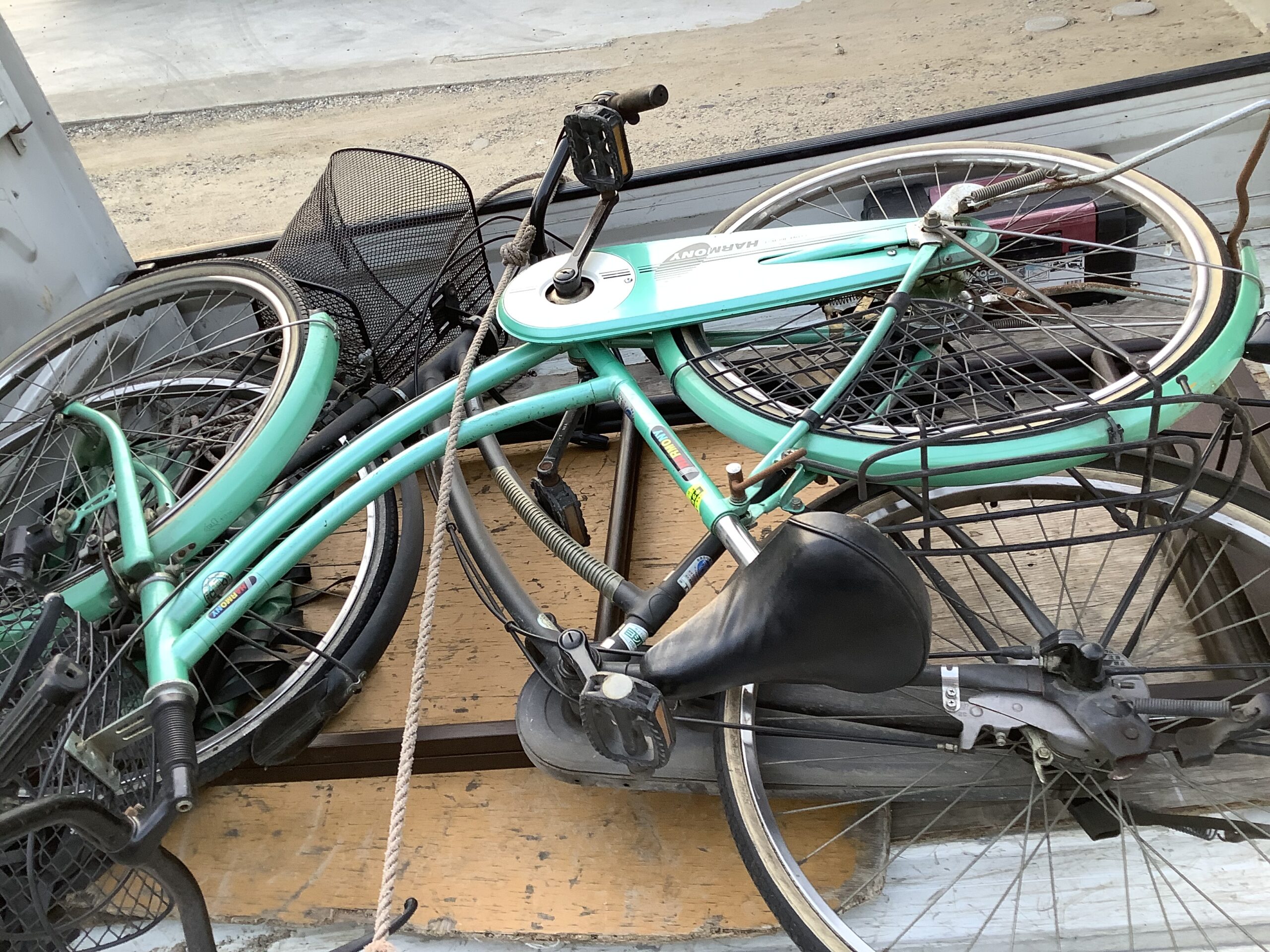 倉敷市福田町で回収した自転車