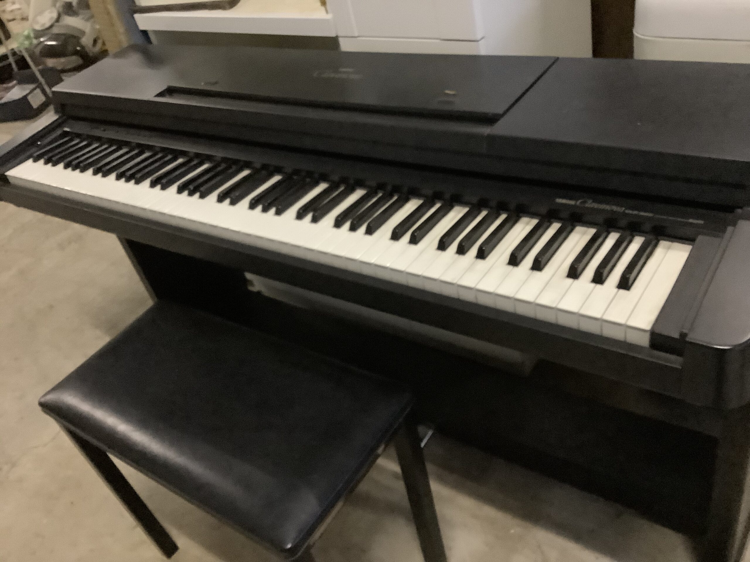 倉敷市連島で回収した電子ピアノ