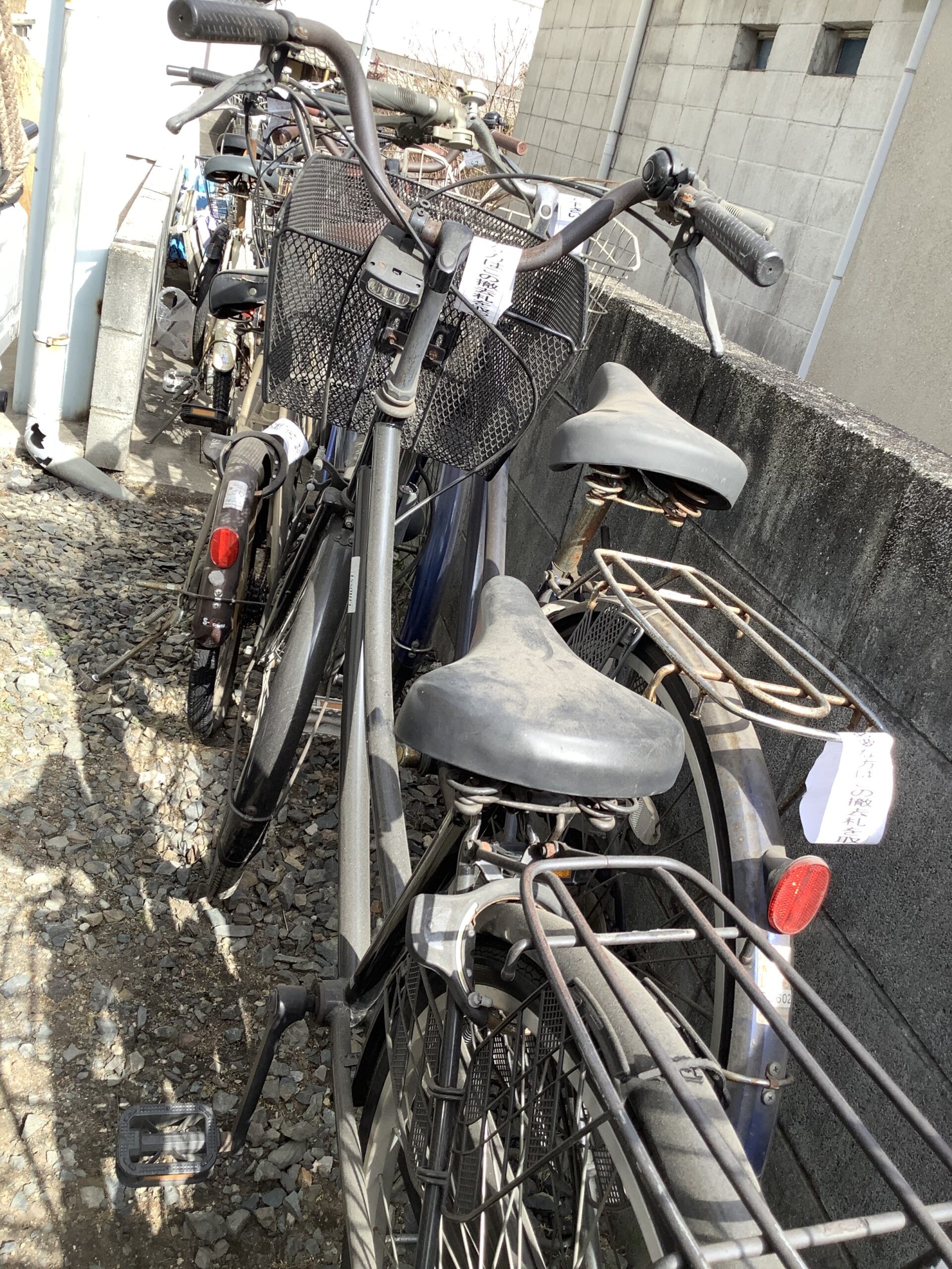 倉敷市鳥羽で回収した自転車