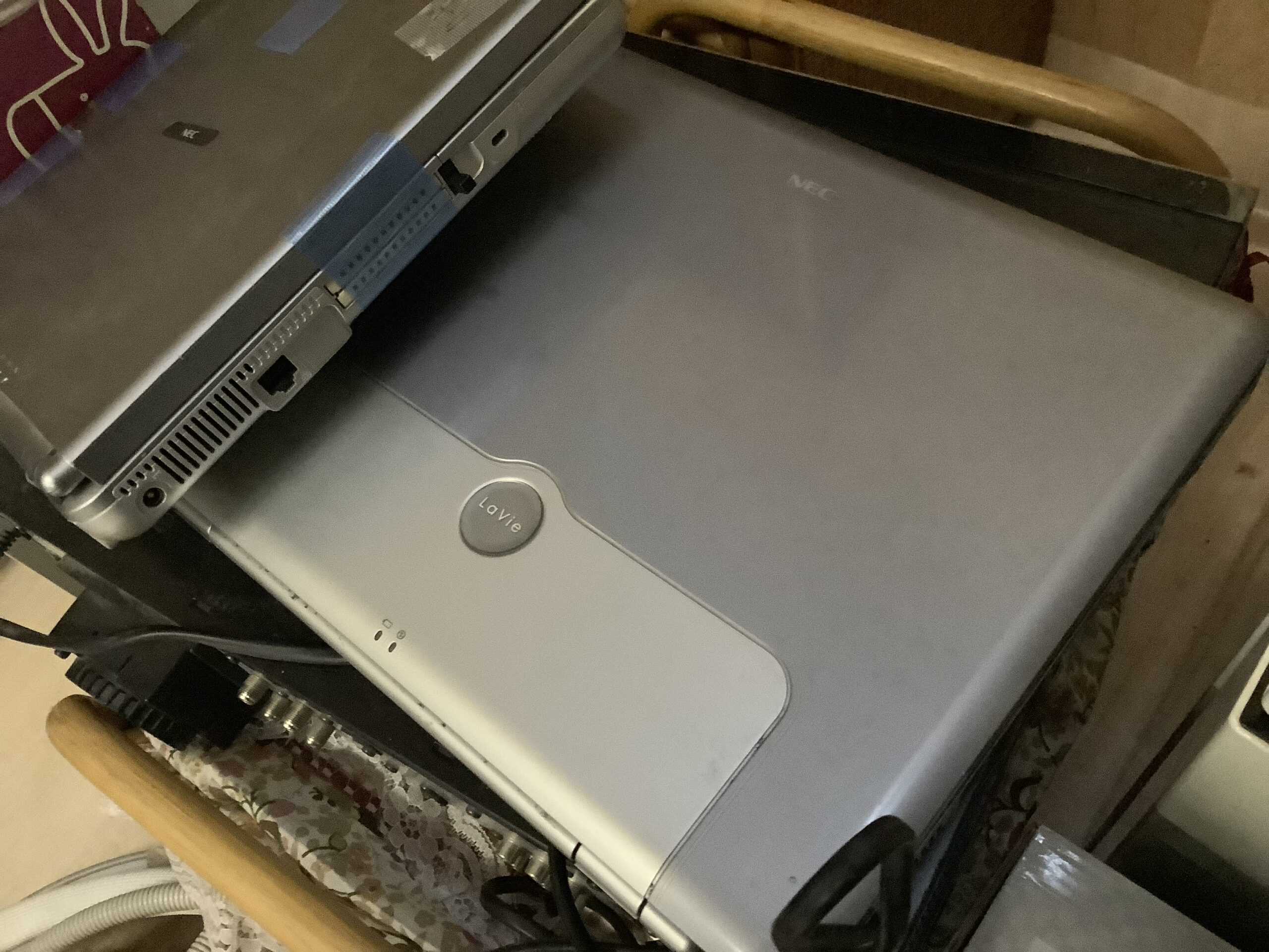 倉敷市福島で回収したノートパソコン