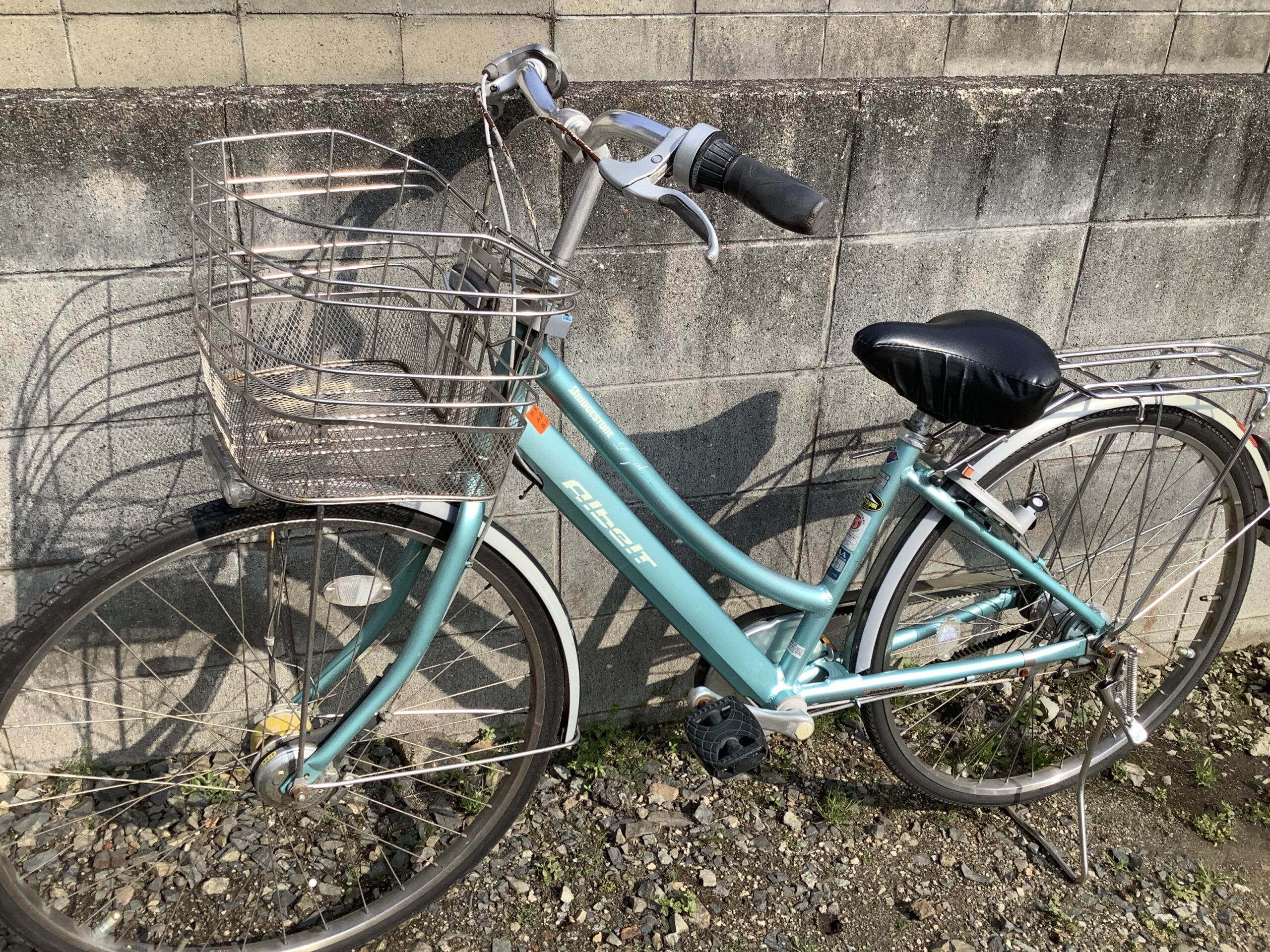 倉敷市中島で回収した自転車
