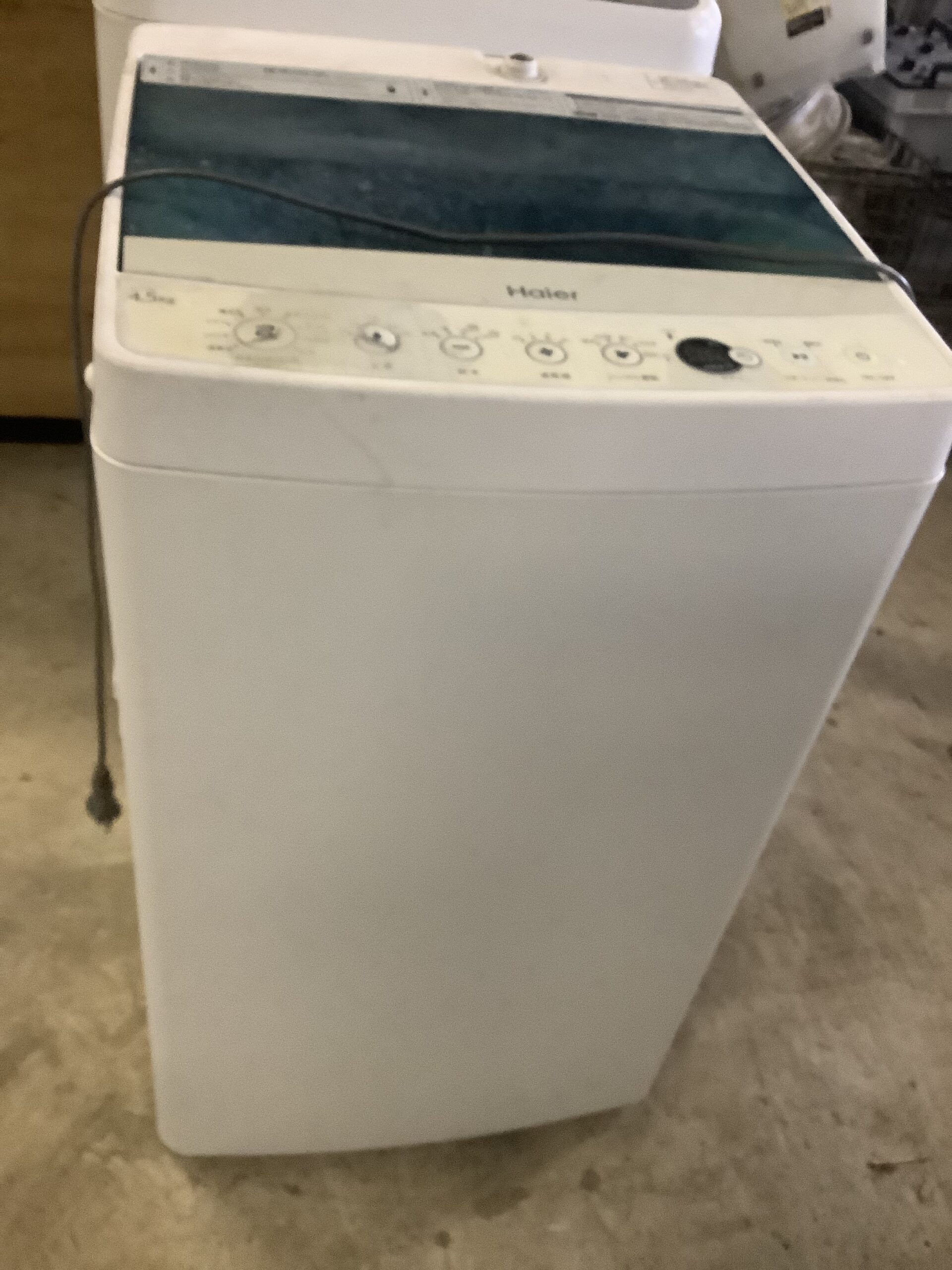 倉敷市茶屋町で回収した洗濯機
