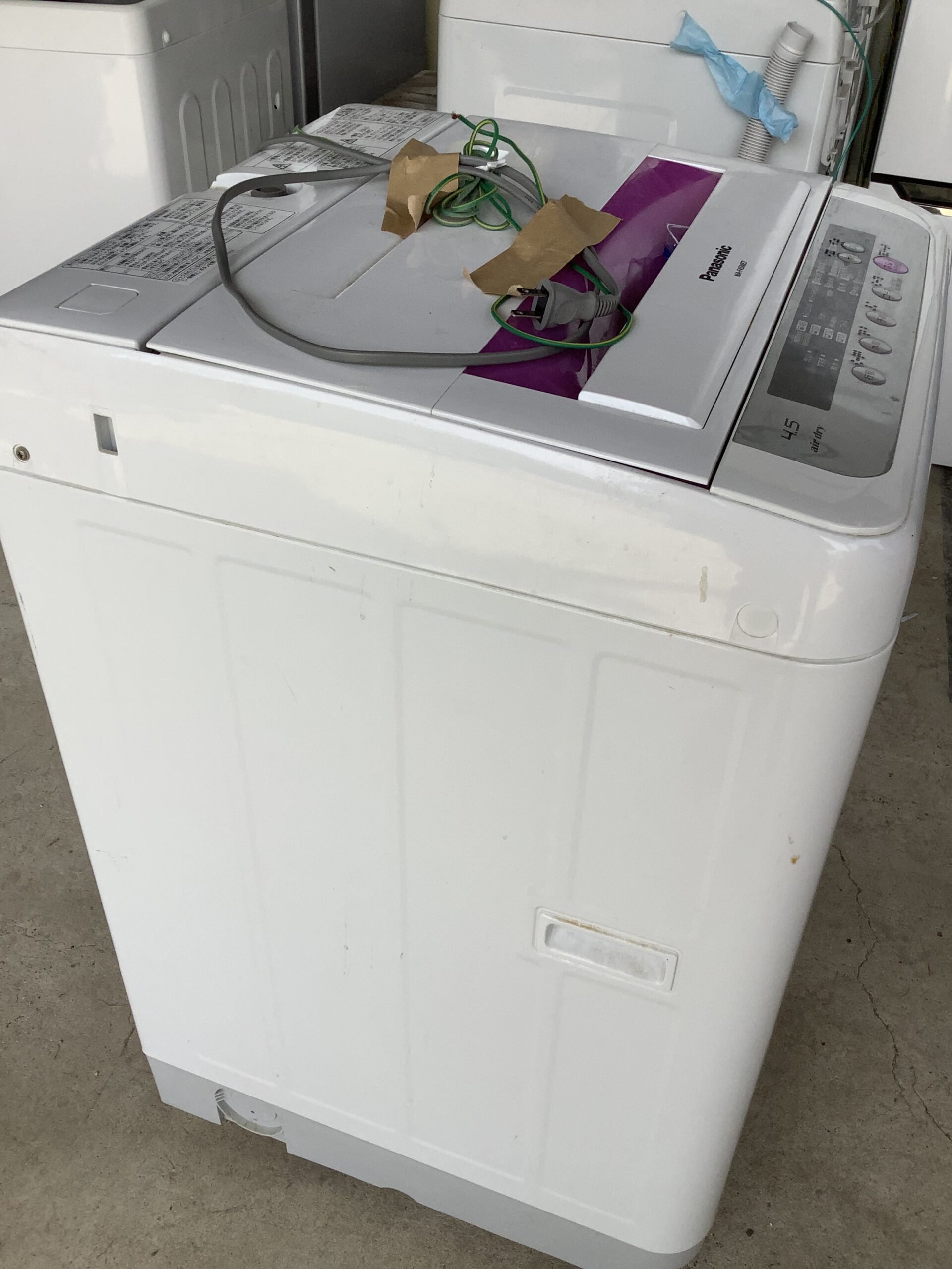 倉敷市老松町で回収した洗濯機