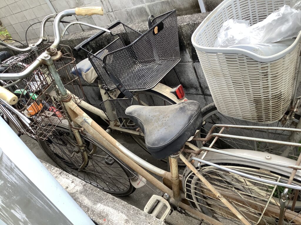 倉敷市昭和町で回収した自転車