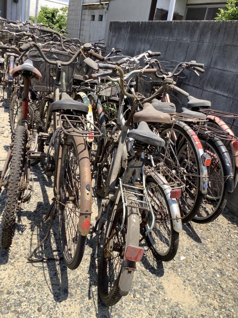 倉敷市児島で回収した自転車