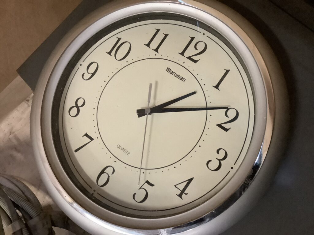 倉敷市浜ノ茶屋で回収した時計