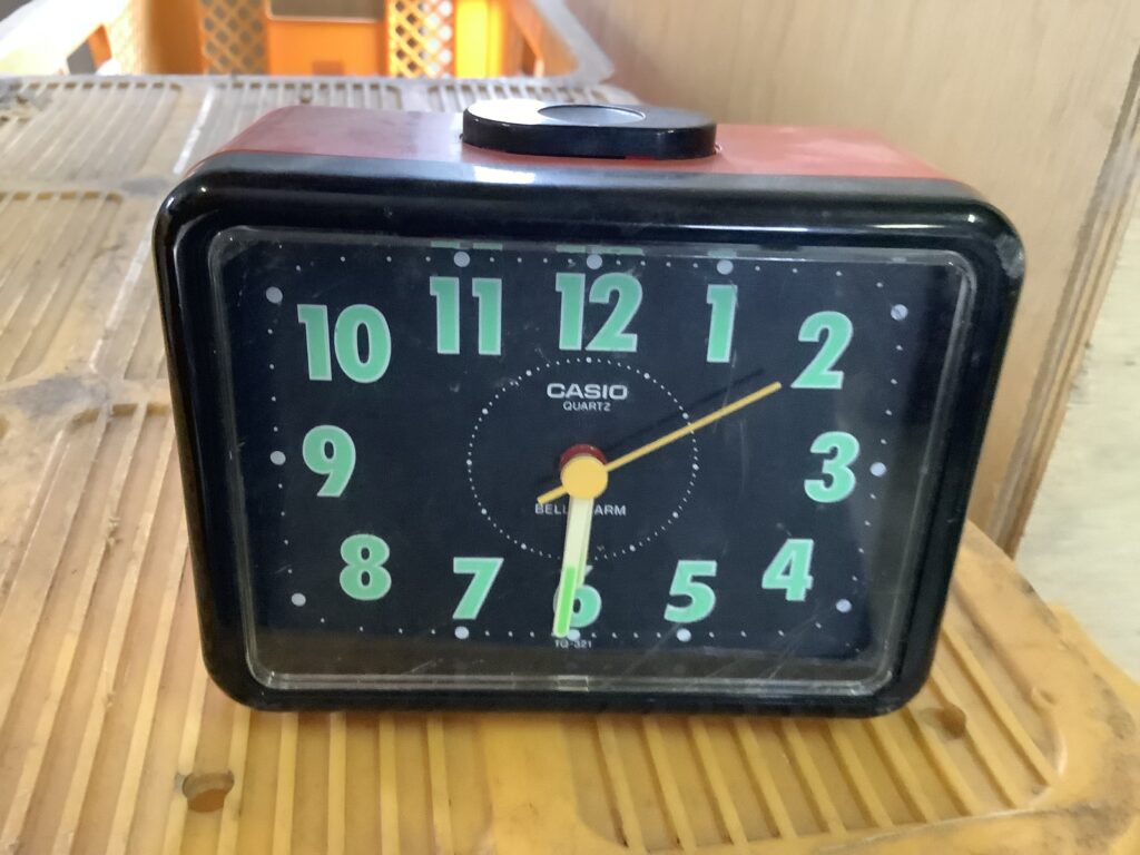倉敷市新田で回収した時計