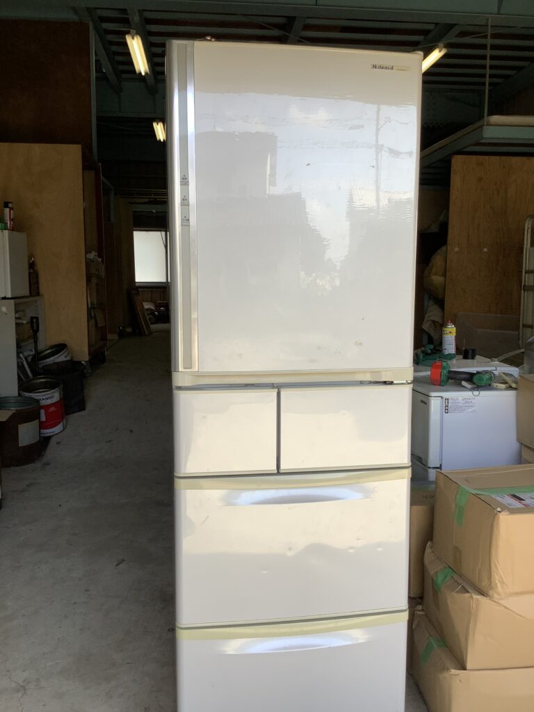 倉敷市連島で回収した冷蔵庫