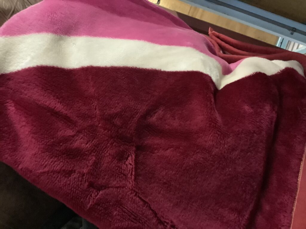 倉敷市連島で回収した毛布