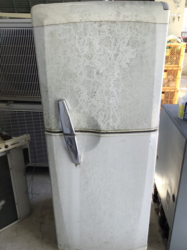 倉敷市黒崎で回収した冷蔵庫