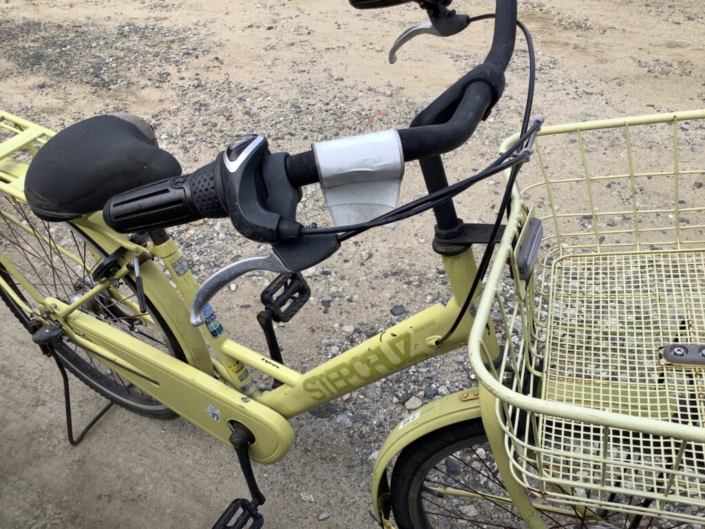 倉敷市平田で回収した自転車