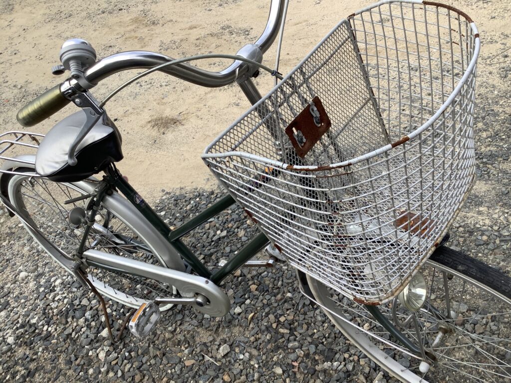 倉敷市酒津で回収した自転車