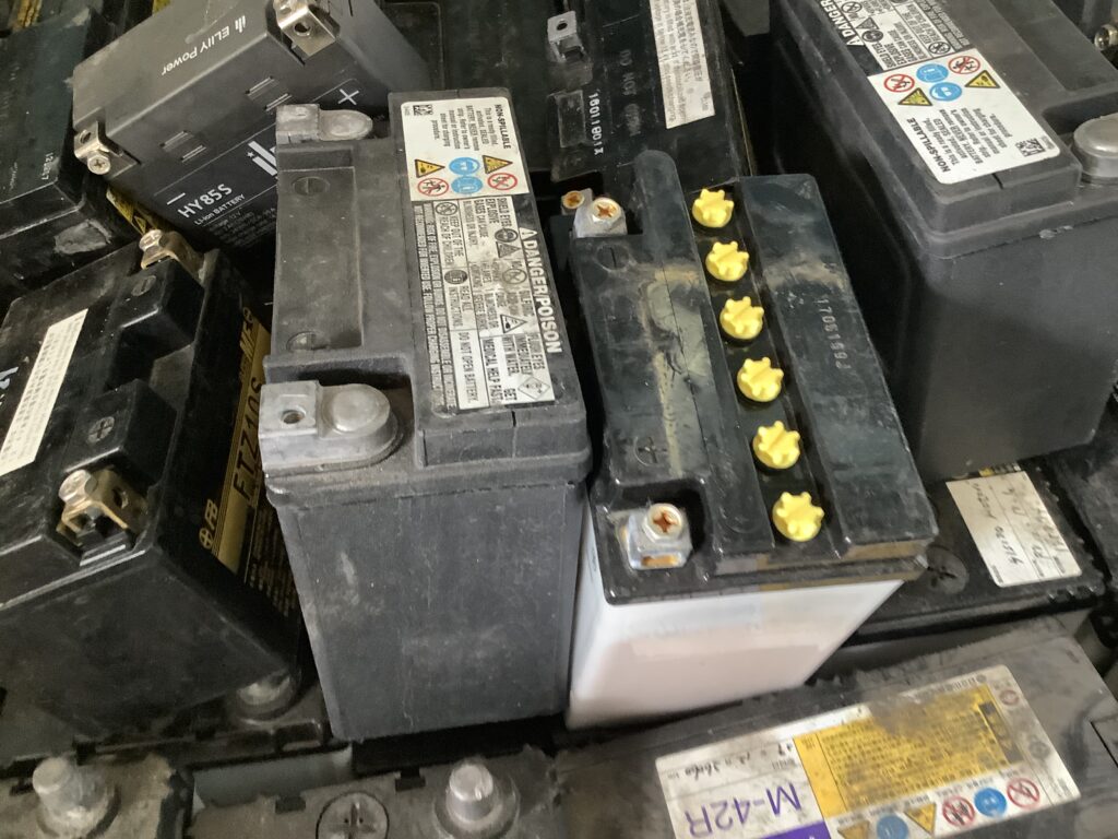 倉敷市内のバッテリー不用品回収