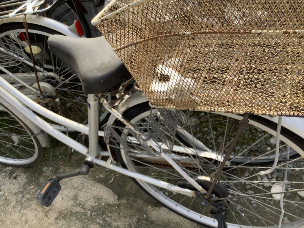 倉敷市玉島で回収処分した自転車