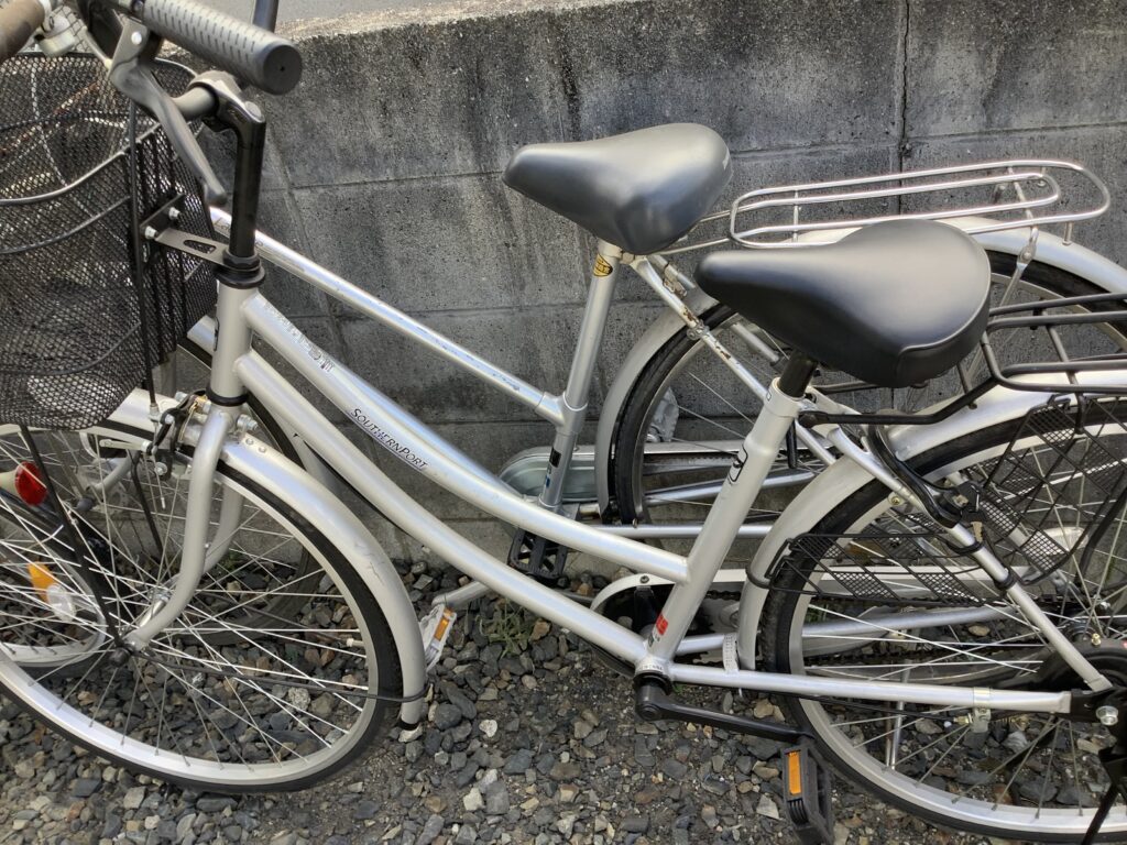 倉敷市茶屋町で処分した自転車