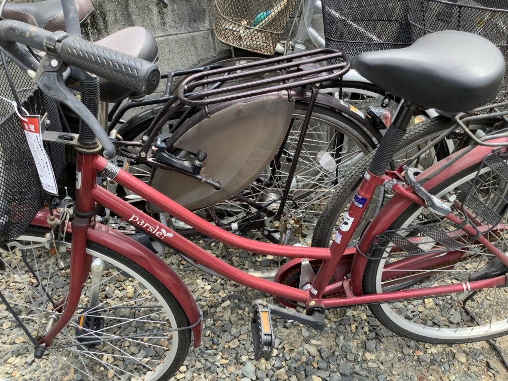 倉敷市中庄で処分した自転車