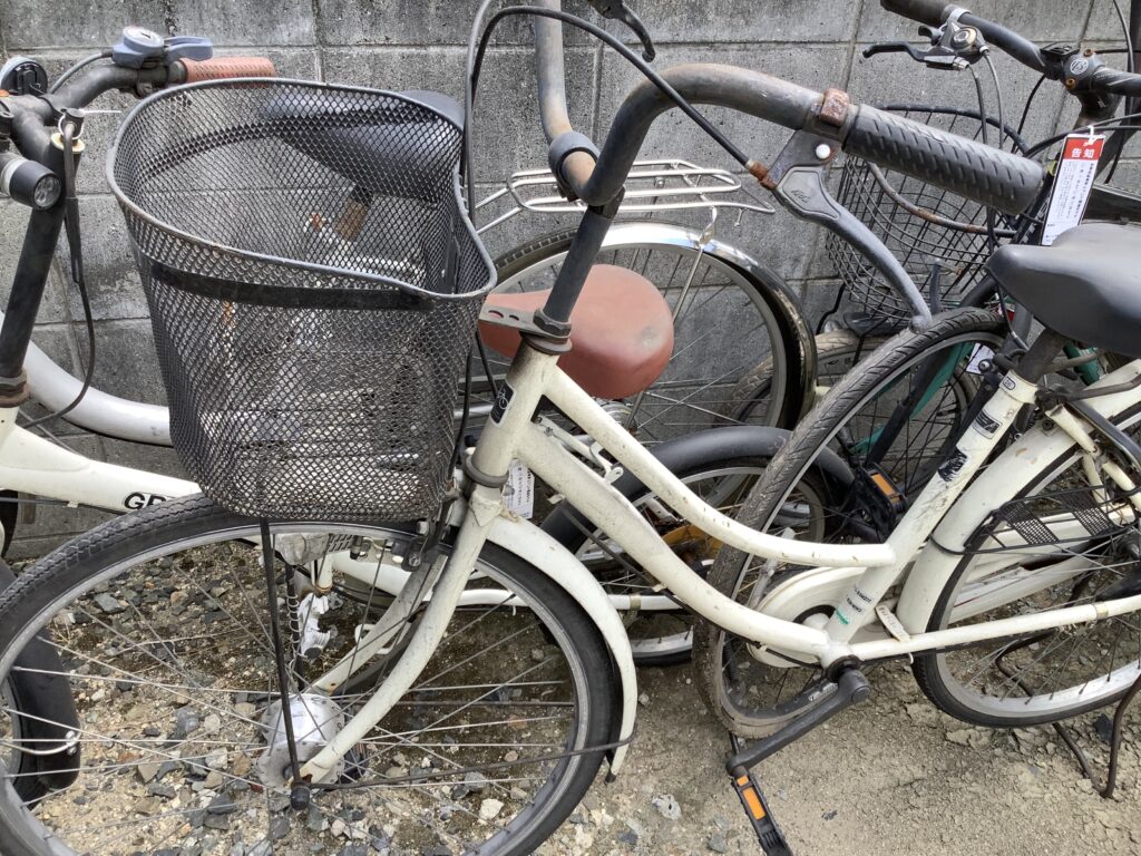 倉敷市昭和町で処分した自転車