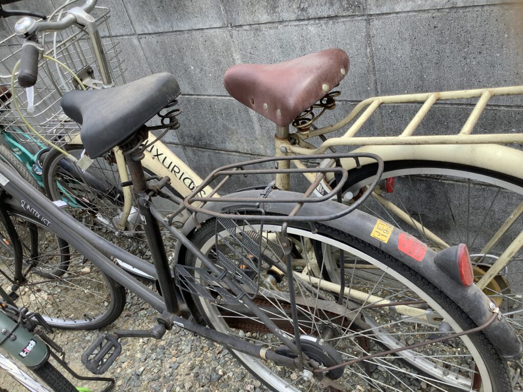 倉敷市船穂町で処分した自転車