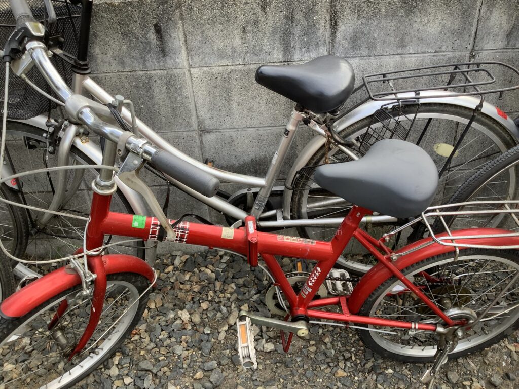 倉敷市昭和町で処分した自転車