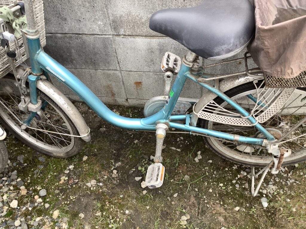 倉敷市笹沖で処分した自転車