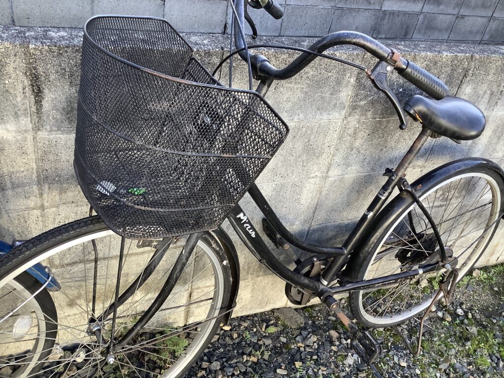 倉敷市笹沖で処分した自転車