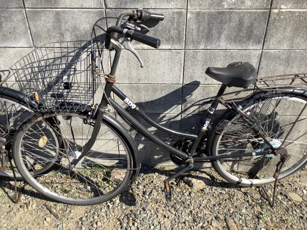 倉敷市西阿知町で処分した自転車