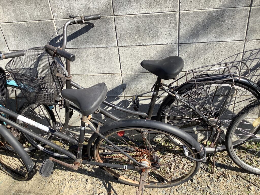 倉敷市西阿知町で処分した自転車