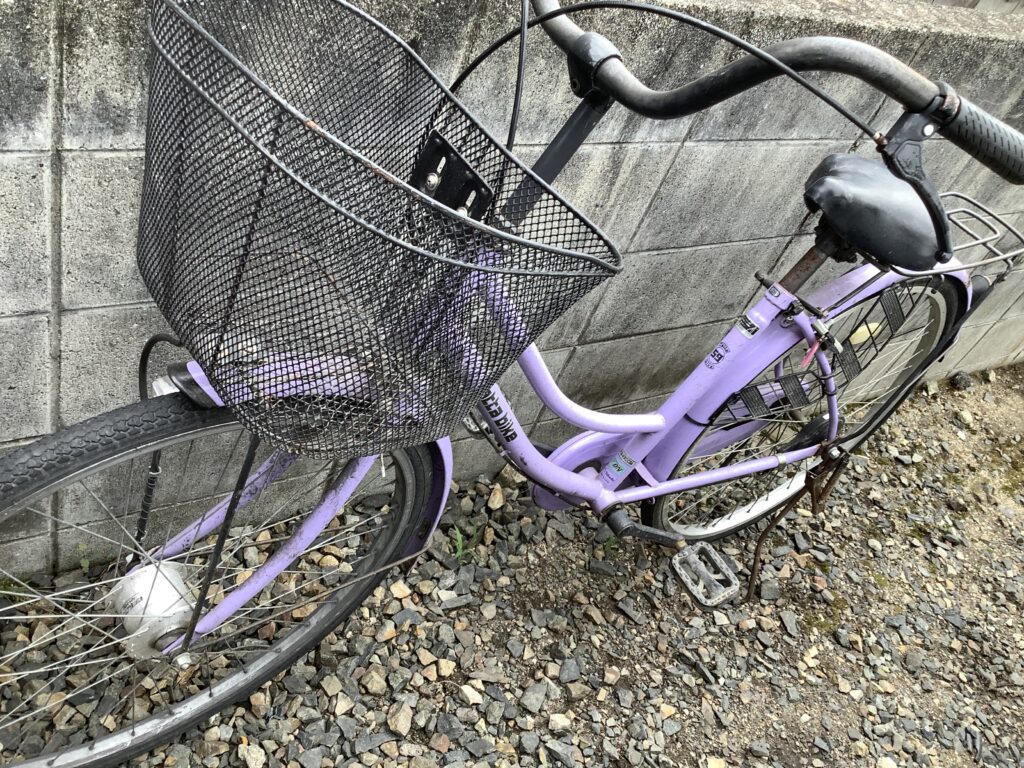 倉敷市宮前で処分した自転車