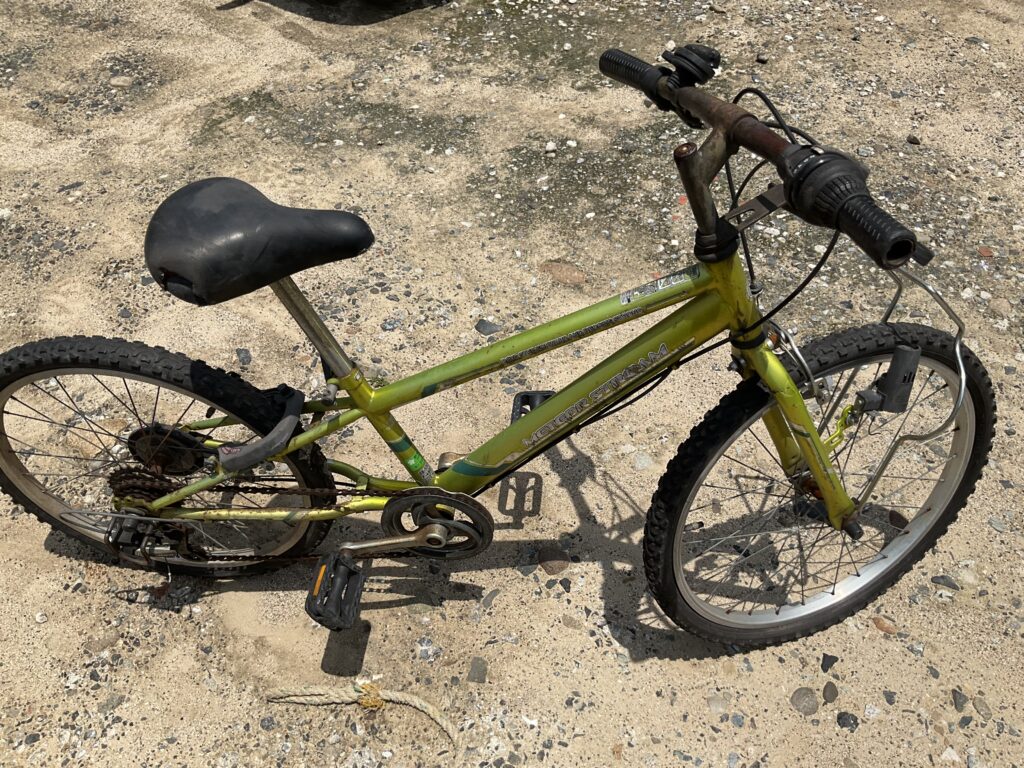 倉敷市酒津で処分した自転車