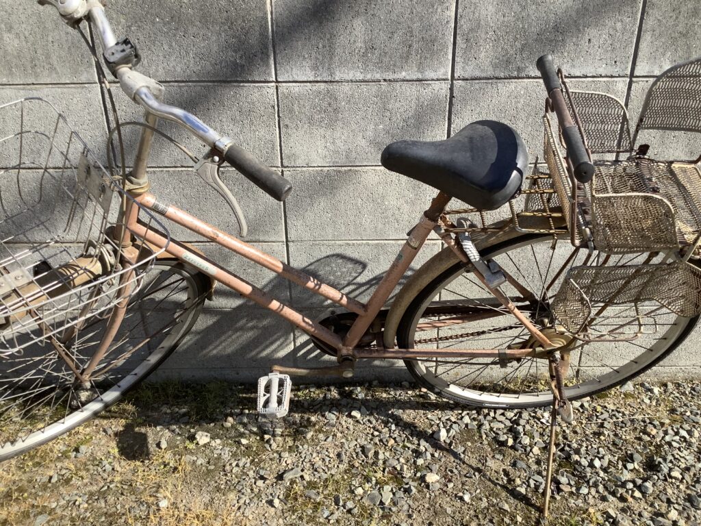 倉敷市平田で処分した自転車