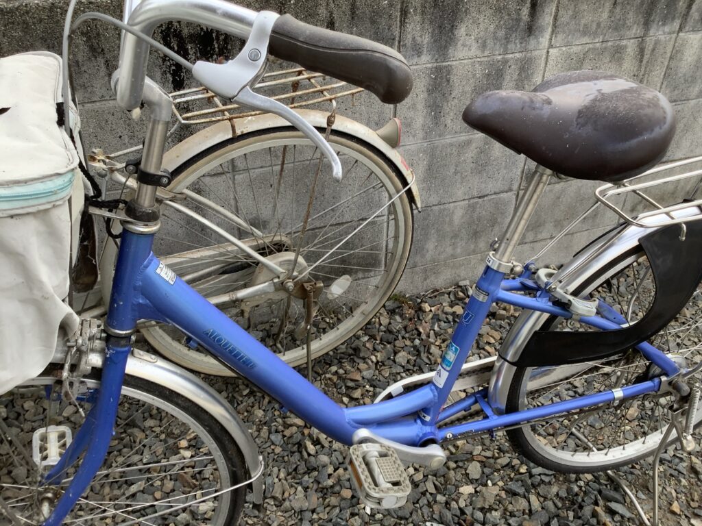 倉敷市平田で処分した自転車