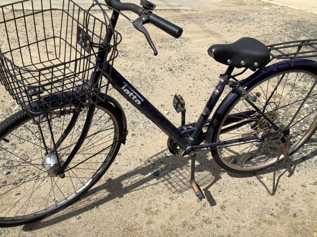 倉敷市茶屋町で処分した自転車