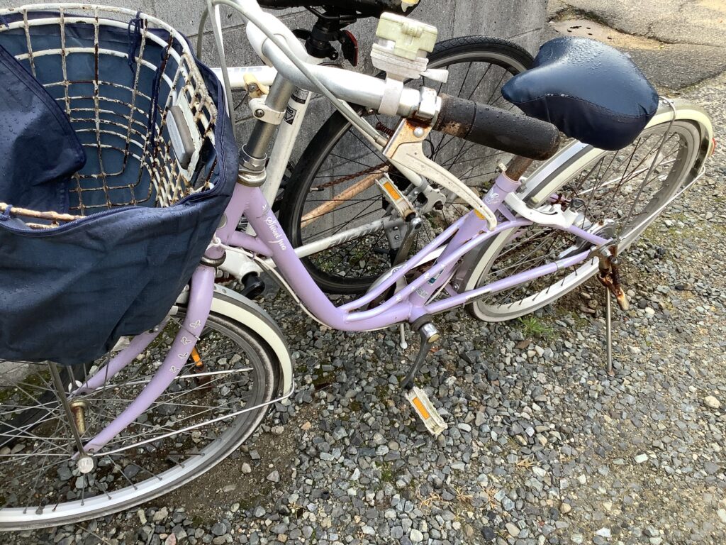 倉敷市昭和町で処分した自転車