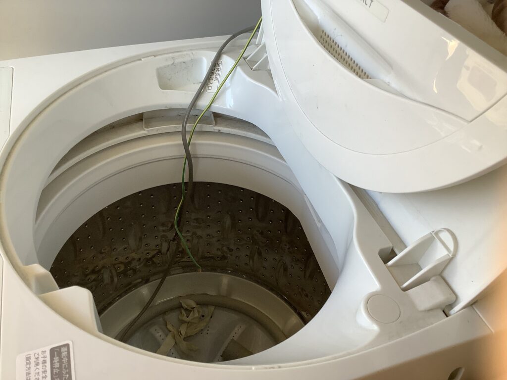 倉敷市酒津で処分した洗濯機