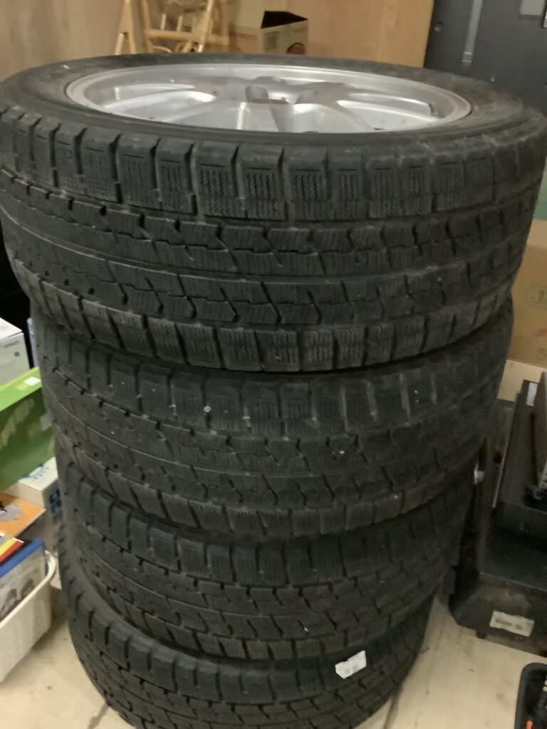 倉敷市玉島で処分したタイヤ