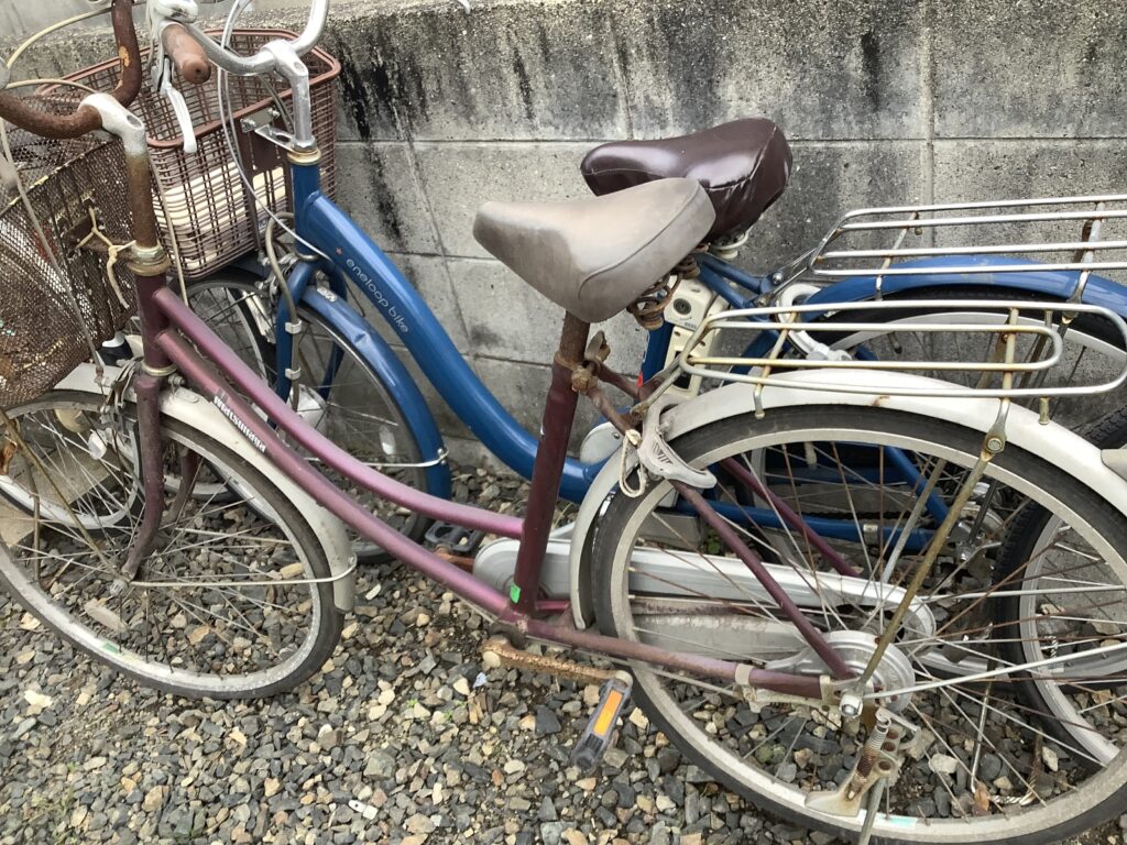 倉敷市大島で処分した自転車