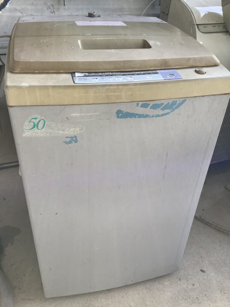 倉敷市水島で処分した洗濯機