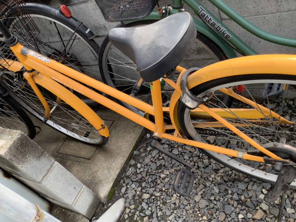 倉敷市茶屋町で処分した自転車