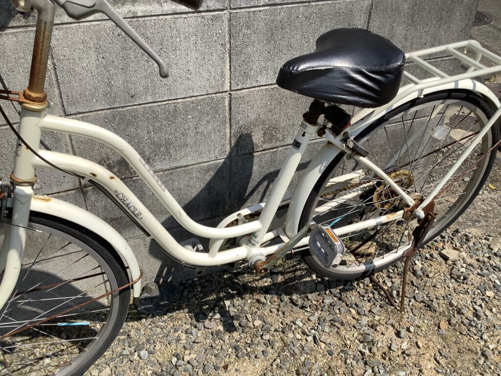 倉敷市茶屋町で処分した自転車