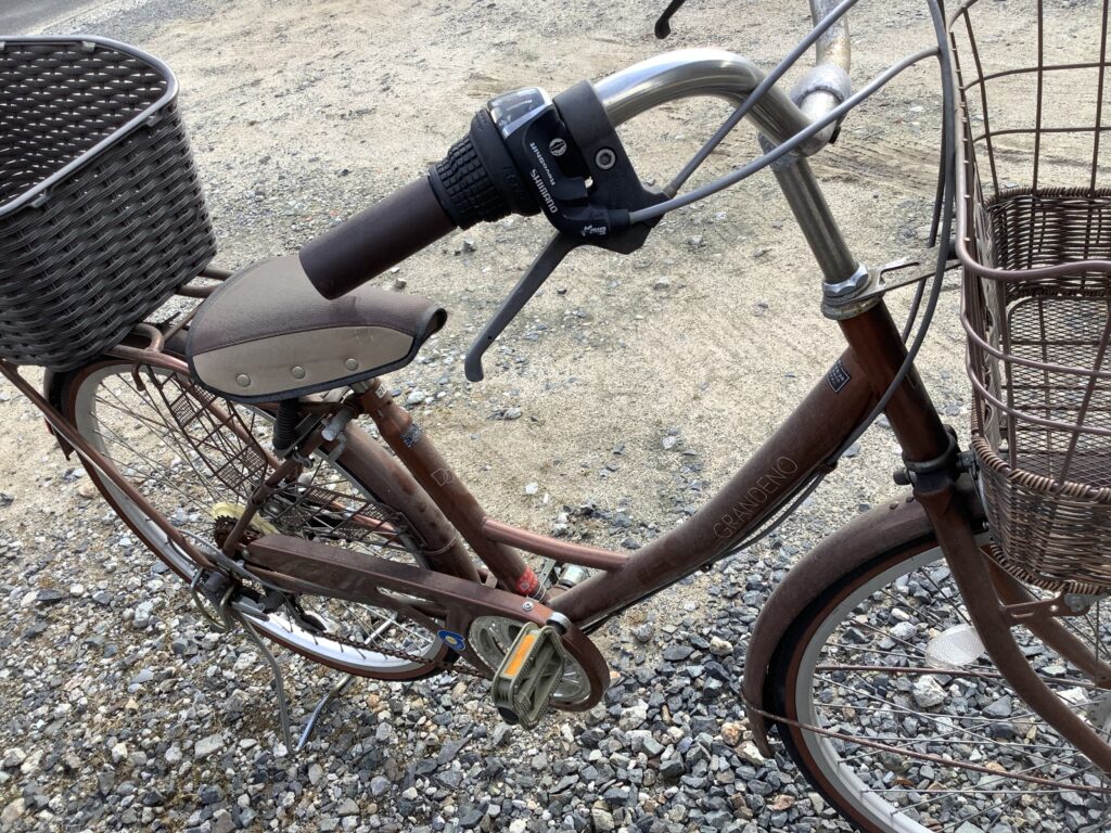 倉敷市連島町で処分した自転車